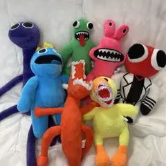 レインボーフレンズ　ぬいぐるみ7体セット