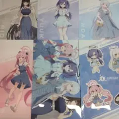 ローソン限定　ブルーアーカイブクリアファイル全6種セット