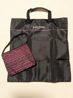 FAUCHON フォション　エコバッグ　収納ポーチ付き　タカシマヤオリジナル