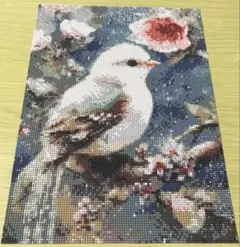 ダイヤモンドアート 完成品 『鳥』 ④