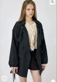 MOUSSY OVER ベスト ＆ SHORT ジャケット ブラック