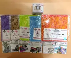 一番くじ　ジョジョの奇妙な冒険　H賞 ボインゴ J賞 タオル K賞 計12点