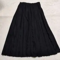 ブラック プリーツスカート