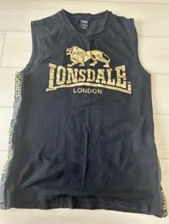 LONSDALE ブラック タンクトップ