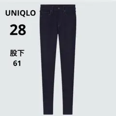 UNIQLO 28 L ヒートテックウルトラストレッチハイライズジーンズ デニム