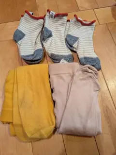 キッズ靴下 タイツ140 4足セット