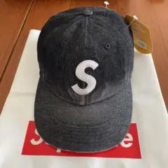 Supreme Sロゴ ブラック　キャップ
