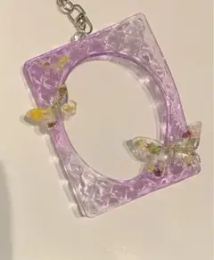レジントレカケース キルティング パープル