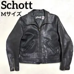 474 ショット シングルライダース Mサイズ シボ lot 247W