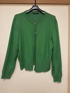 アクアガレージ　カーディガン　グリーン　Lサイズ
