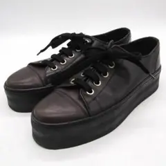 ANDREA❣️アンドレア レザースニーカー ローカット メンズ 厚底 42