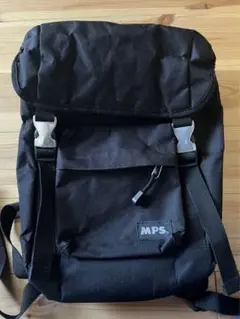 MPS エムピーエス　スクエアリュック　黒　ブラック　キッズ　リュック　シンプル