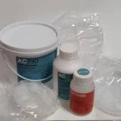 ジェスモナイトAC730 White Marble 3kg+トレイモールド