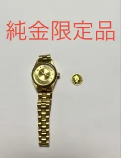 値下げ　希少　ロイヤルミント レディース　腕時計 金貨　クォーツ
