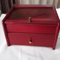 大型　木製収納ボックス ジュエリーBOX