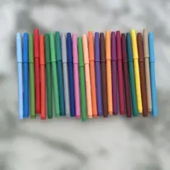 25本セットマーカー 多色お絵描きえかカラフル絵師書きやすい大量セット色彩豊か楽