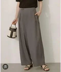 AMERICAN HOLIC タック ラップワイドパンツ