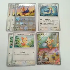 ヨーテリーAR　ハーデリア　モンスターボールミラー　進化ライン　７枚