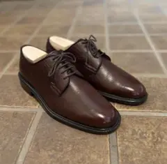 【KenFord】 90s プレーントゥ シボ 本革 革靴 26.5~27cm