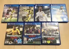 PS4 ソフト FIFA & Winning Eleven まとめ売 7本