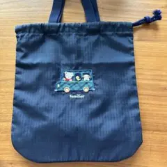 familiar シューズバッグ ネイビー ⭐︎手直し必要品⭐︎