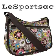 【美品】 LESPORTSAC レスポートサック 花柄ショルダーバッグ