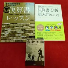 まとめ売り★決算書を読み解く３冊セット