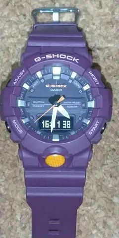 カシオ ジーショック GA-800SC パープル 電池交換済み