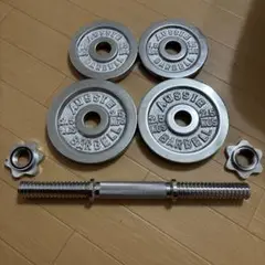 AUSSIE BARBELL ダンベルセット 10kg プレート4枚