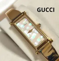 グッチタイムレス ヘリテージ 1500 ゴールド シェル文字盤 ピンク