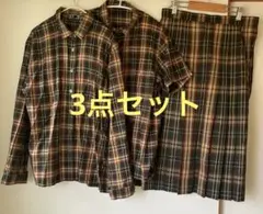 DAKS ダックス 半袖シャツ 長袖シャツ スカート 3点セット セットアップ