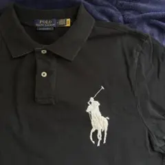 Ralph Lauren ビッグポニー ポロシャツ 黒 M