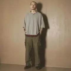 24SS Name. ネーム スキッパーポロシャツ