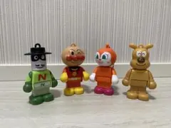 アンパンマンブロックラボ4体セット　ナガネギマン　アンパンマン　ドキンちゃん