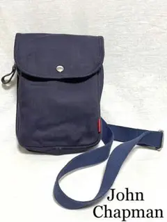 ☆新品☆John Chapman ネイビー ショルダーバッグ