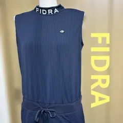 FIDRA フィドラ ハイネックノースリーブ ワンピース　ゴルフに　L
