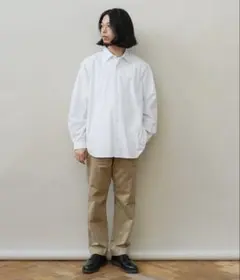 YAECA ヤエカ　PIPED NARROW CHINO CLOTH PANTS