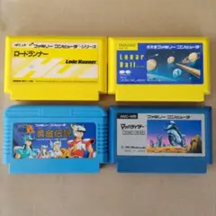 ファミコンソフト 4本セット 中古品