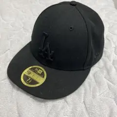 New Era 59FIFTY ブラックキャップ 7 1/2
