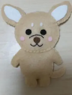 チワワ(ベージュ) マスコットストラップ