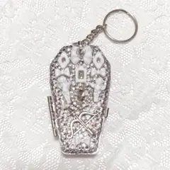 ごてごて♡キラキラ♡灰皿♡小物入れ♡白♡ホワイト♡天使♡天使界隈♡棺桶♡棺