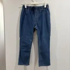 ストレートデニムパンツ ゴムウエスト 超美品