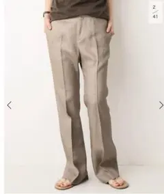 名品✨ドゥーズィエムクラス　アササルファーゾメパンツ ベージュ 2025年最新】ドゥーズィエムクラスアササルファーゾメパンツの