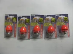 釣王 龍星電気ウキ 0.5号 5個セット