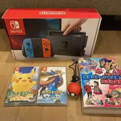 任天堂Switch本体u0026レッツゴーピカチュウu0026ポケットモンスターソードu0026攻略本