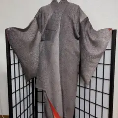 絞りの着物 グラデーション 手縫い