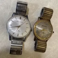 SEIKO スカイライナー 2本 アンティーク 手巻き シルバー ゴールド