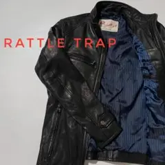 ラトルトラップ RATTLE TRAP ライダースジャケット 羊革 シープレザー