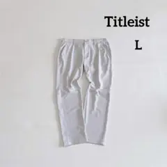 タイトリスト ゴルフ パンツ L ライトグレー メンズ