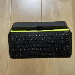 ELECOM ワイヤレスキーボード コンパクトブラック/イエロー